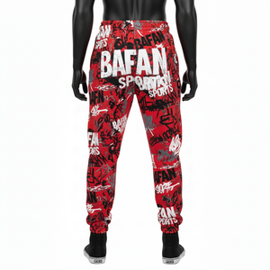 กางเกงจ็อกเกอร์ขนแกะ GSM สำหรับผู้ชายกางเกงจ็อกเกอร์สำหรับวิ่งสีดำสีเทาแดงพิมพ์ลายพิมพ์โลโก้ได้ตามต้องการ - Product Image 4