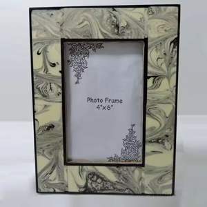 Marco de fotos con incrustaciones de resina de diseño geométrico tradicional de la mejor calidad, modelo de escultura inspirado en el arte para el hogar, jarrón de pared Ramadán - Product Image 4