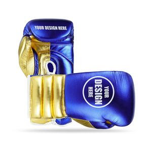 Venta al por mayor 2025 Guantes de boxeo de cuero brillante de alta calidad Guantes de entrenamiento transpirables de alta calidad para Artes Marciales Precio competitivo - Product Image 2