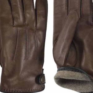 Gants d'hiver unisexes en cuir PU véritable personnalisés - Longueur poignet - Usage extérieur décontracté - Couleur personnalisée - Séchage rapide - Confortables - Personnalisables - Product Image 6