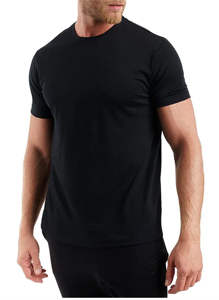 Fábrica de ropa al por mayor PK tela algodón poliéster Camisetas cuello redondo hombres Camisetas cuello redondo - Product Image 2