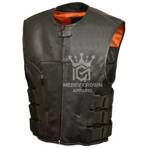 Chaleco de motorista de cuero de invierno reversible de calidad superior Servicio OEM Colores y tamaños personalizables Transpirable Impermeable al por mayor - Product Image 4