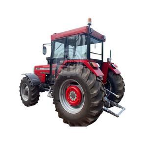 Turbo 4WD Engine 95 HP MF 385 Rueda agrícola Tractor Cabina con aire acondicionado y componente de caja de cambios central - Product Image 5