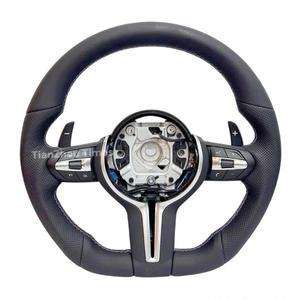 Volant en <span class=keywords><strong>cuir</strong></span> Aftermarket avec vibrations pour BMW M2 M3 M4 M5 M8 F48 F49 F39 F25 F26 F15 F16 F87 F80 F82 F83 F90 - Product Image 2