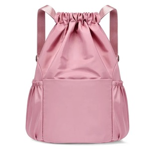 Mochila con cordón de nailon de alta calidad para hombres y mujeres, poliéster portátil para deportes al aire libre, Fitness, viajes, baloncesto, moda - Product Image 2