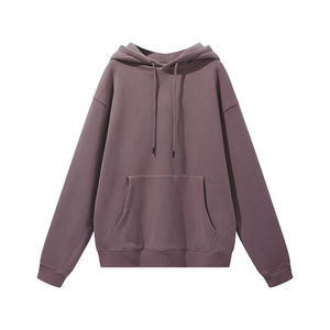 Sudadera con capucha térmica de mezcla de algodón de rizo francés para hombre Sudadera con logotipo bordado cómodo Sudadera con capucha de invierno de talla grande - Product Image 5