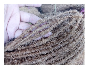 Corde en fibre de coco-Corde en fibre de coco-Solide et durable pour l'extérieur 100% coton à l'intérieur de la corde torsadée en fibre de coco de haute qualité - Product Image 5
