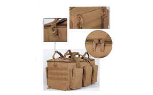 Bolsa de rango táctico duradera de gran capacidad para viajes al aire libre Duffel Gym Carrier con forro de poliéster para uso en el gimnasio - Product Image 6