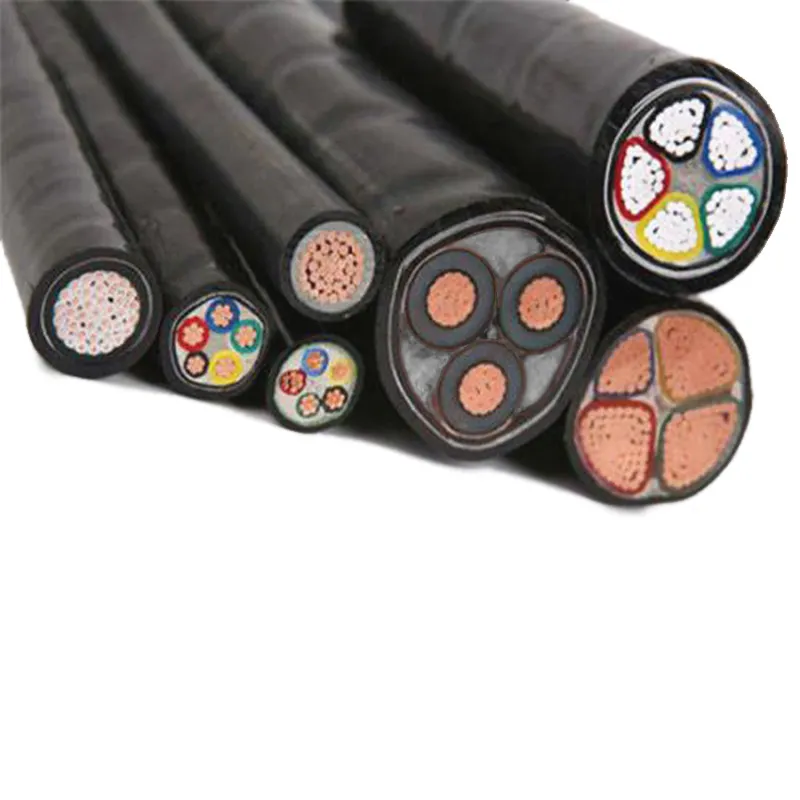 Cables blindados de PVC/SWA Cu, 4 núcleos, 150mm, 3,3 kv, tipo de alambre eléctrico subterráneo