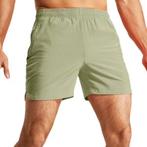 Men's Summer Quick Dry Windproof Breathable Mid Waist Drawstring Shorts Side Pockets Spandex/Polyester Fabric for Sports Running - Product Image 4