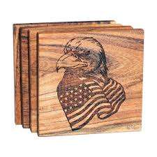 Posavasos de nogal Posavasos de madera natural para bebidas y protección de bebidas A precio muy bajo por HF CRAFTS - Product Image 5