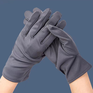 Gants en coton blanc éponge, longueur poignet, respirants et écologiques, pour le travail extérieur en hiver et l'inspection de bijoux, pour garder au chaud - Product Image 4