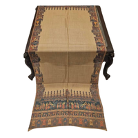 Châles en soie Kani de luxe ethniques pour femmes, imprimés à la main, écharpes indiennes longues, hijabs, couleurs personnalisables disponibles