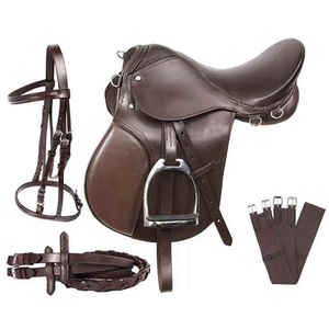 Selle de cheval en cuir avec doublure en tissu de coton de haute qualité, prix bas, fabrication sur mesure, vente chaude - Product Image 1