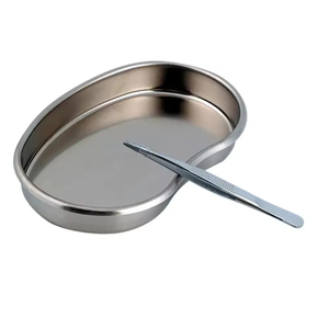 Bandeja médica en forma de riñón de acero inoxidable-Plato de sala quirúrgica de 9,4 pulgadas para hospital y clínica - Product Image 6
