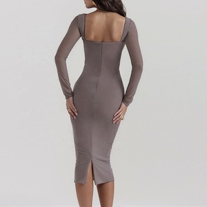 Elegante corsé señoras usa vestidos Casual Sexy Vintage boda invitados mujeres graduación <span class=keywords><strong>Formal</strong></span> <span class=keywords><strong>ropa</strong></span> usada pacas - Product Image 4