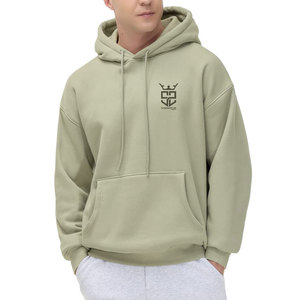 Nuevas sudaderas con capucha básicas para hombre, de alta calidad, transpirables, ligeras, con logotipo personalizado y bolsillo frontal. - Product Image 2