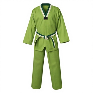 Nouveaux ensembles d'uniformes de Taekwondo de haute qualité et durables, logo personnalisé, couleur et taille personnalisées, unisexe, service OEM, MANGOES FASHION fiable - Product Image 1