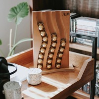 Boîte de rangement pour capsules de café en métal noir de qualité supérieure avec base en bois, grande capacité, pour les cuillères à café