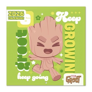 Calendario Marvel 2026 I Am Groot, Calendario de Escritorio y Pared con Póster para Exhibición - Product Image 4