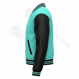 Chaquetas Universitarias de Lana y Cuero, Chaquetas Universitarias de Alta Calidad para Invierno, Chaquetas Universitarias Personalizadas con Letras - Product Image 5