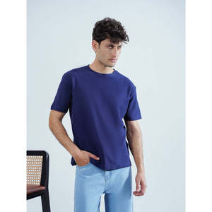 T-shirt pour homme GRAZIA, coupe classique, 100% coton, tricoté, respirant, style streetwear compressé avec imprimé graphique pour un usage quotidien - Product Image 2