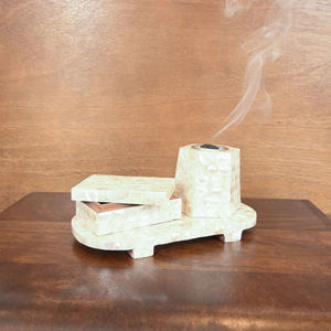 Quemador de madreperla Bakhoor para soporte de incienso M.O.P & Bone, quemador Bakhoor de la mejor calidad, decoración del hogar de faizacraft - Product Image 1