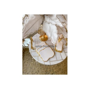 Dessous de verre en résine époxy pour thé et café Marvelous Top Selling Mats and Pads For Kitchen Tea and Coffee Espresso Supplies - Product Image 1