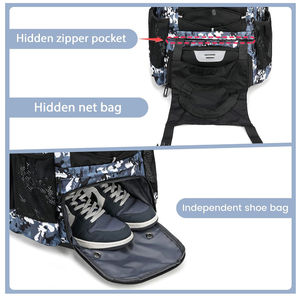 Sac à dos de voyage d'équipe de baseball et de softball de haute qualité, dernier design, personnalisable, sac de randonnée et de camping, 50-70L, séchage rapide - Product Image 3