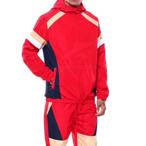 Ensemble de survêtement zippé pour homme, économique, en gros, pour l'entraînement, le fitness, le sport, deux pièces, économique - Product Image 4