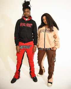 Vente chaude ensemble de sweat à capuche imprimé lourd American Street Fashion Style sweat ensemble de vêtements de sport pour hommes - Product Image 2