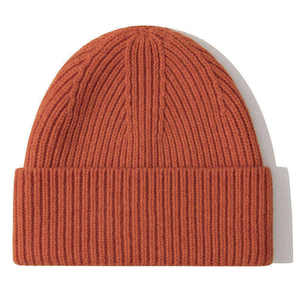 Gorro de Lana Merino Acanalado con Logotipo Personalizado, Estilo Jacquard, Superventas, de Lujo, Cálido, Colores Sólidos, Tejido de Punto, para Invierno - Product Image 3