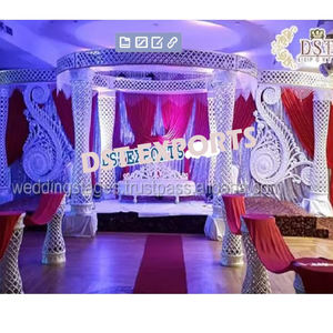 Atractivo Mandap de Boda de Fibra de Cristal, Decoración para Escenario de Boda India, Nuevo Diseño de Decoración para Mandap de Boda ENGLAND - Product Image 1