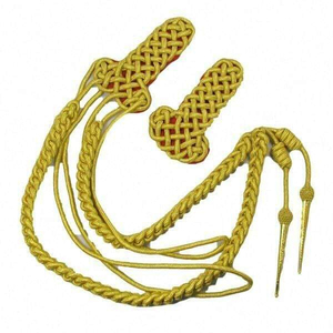 Cordones de Ceremonia de Alta Calidad, Ecológicos, de Hilo Metálico, para Uniformes, Equipo de Defensa Personal, Marca Hamza Badges OEM - Product Image 2
