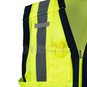 Chaleco de Seguridad Reflectante de Alta Visibilidad para Construcción, Tráfico, Almacén y Trabajo al Aire Libre, Chaleco de Seguridad Ligero de Malla - Product Image 6