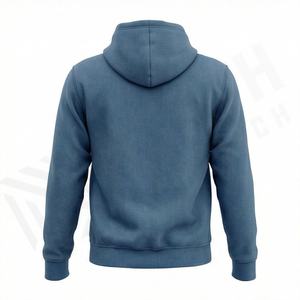 Hoodie surdimensionné élégant pour homme, design vintage délavé avec poche avant, confortable, personnalisable pour l'hiver. - Product Image 2
