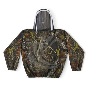 Veste d'apiculture avec voile amovible et fermeture éclair sur le devant, veste d'apiculture ventilée avec panneaux en maille pour la respirabilité - Product Image 2