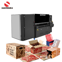 Mesin Cetak Kotak Karton Format Besar Sunthinks Automation, Printer Inkjet Digital Single Pass untuk Karton Bergelombang