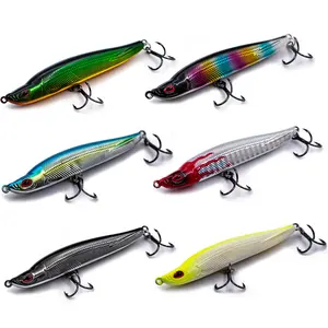 Slow 11~17g Sea Fishing Lure Hard Bait for Bass Wobbler Pencil Lure Hard Bait 8~9.5cm Salmon Redfish Trout Sinking Pencil Lures