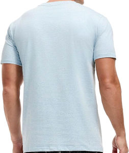 เสื้อยืดผู้ชายฟิตเนสทรงลูกเรือเสื้อยืดคุณภาพสูงปักโลโก้เสื้อผ้าลำลองทนทานโพลีเอสเตอร์200ก. แห้งเร็วระบายอากาศ - Product Image 3