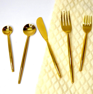 Elegant look cutlery set <b>dinner</b> <b>knife</b> spoon fork stainless steel home kitchen restaurant tableware wedding event decor wholesale - Product Image 4