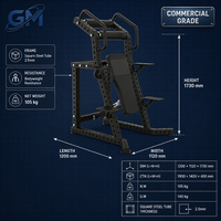 Máquina de Abdominales de Alta Resistencia con Rodillos de Espuma y Plataformas para Pies, para Entrenamiento de Fuerza del Core en Gimnasios Comerciales