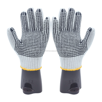 Gants en coton indonésien tricotés, respirants, durables, antidérapants, légers, résistants, personnalisables, OEM