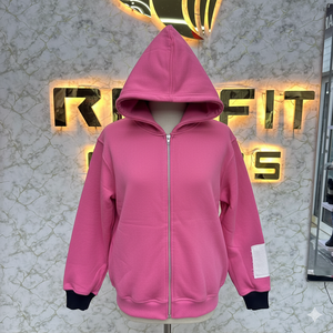 Etiqueta privada Logotipo personalizado Más demandado Cremallera Sudadera con capucha Puff Impreso Hecho en fábrica Precio barato Sudaderas con capucha Hombres Sudaderas con capucha para hombres - Product Image 1