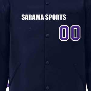 Chaquetas Bomber de Invierno para Hombre, de Lona con Botones de Béisbol, de Alta Calidad, Impermeables y Resistentes al Viento, Estilo Universitario - Product Image 3