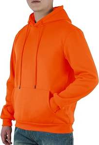 Sudaderas Casuales de Invierno para Hombre, Color Sólido, Poliéster/Algodón, Felpa, Corte Regular con Diseño de Bolsillo, Secado Rápido, Transpirable, Ecológico - Product Image 2