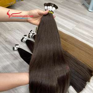 Extensions de cheveux en vrac de cheveux crus de qualité supérieure Vente en gros de cheveux vietnamiens 12A super doublement étirés - Product Image 4