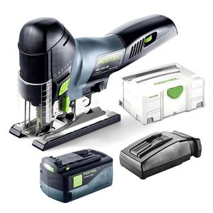 FESTOOL TCL6-Plus 5.Ah PSC 420 EB Li ไร้สาย18V 5.2Ah ชุดจิ๊กซอว์ carvex แบบผสมกับเคสแข็งของเครื่องขัดทราย - Product Image 2