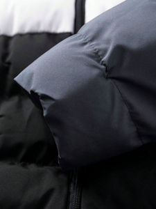 Veste à capuche zippée Softshell légère et de haute qualité pour hommes nouvelle bulle d'hiver support imperméable couleur personnalisée - Product Image 6