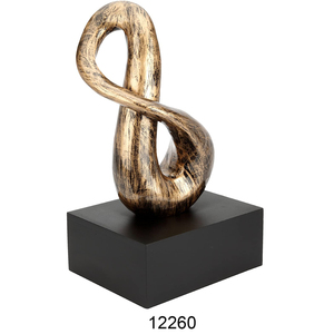 Sculpture finie antique de forme de maison décorative en aluminium en métal unique pour des accessoires à la maison - Product Image 6